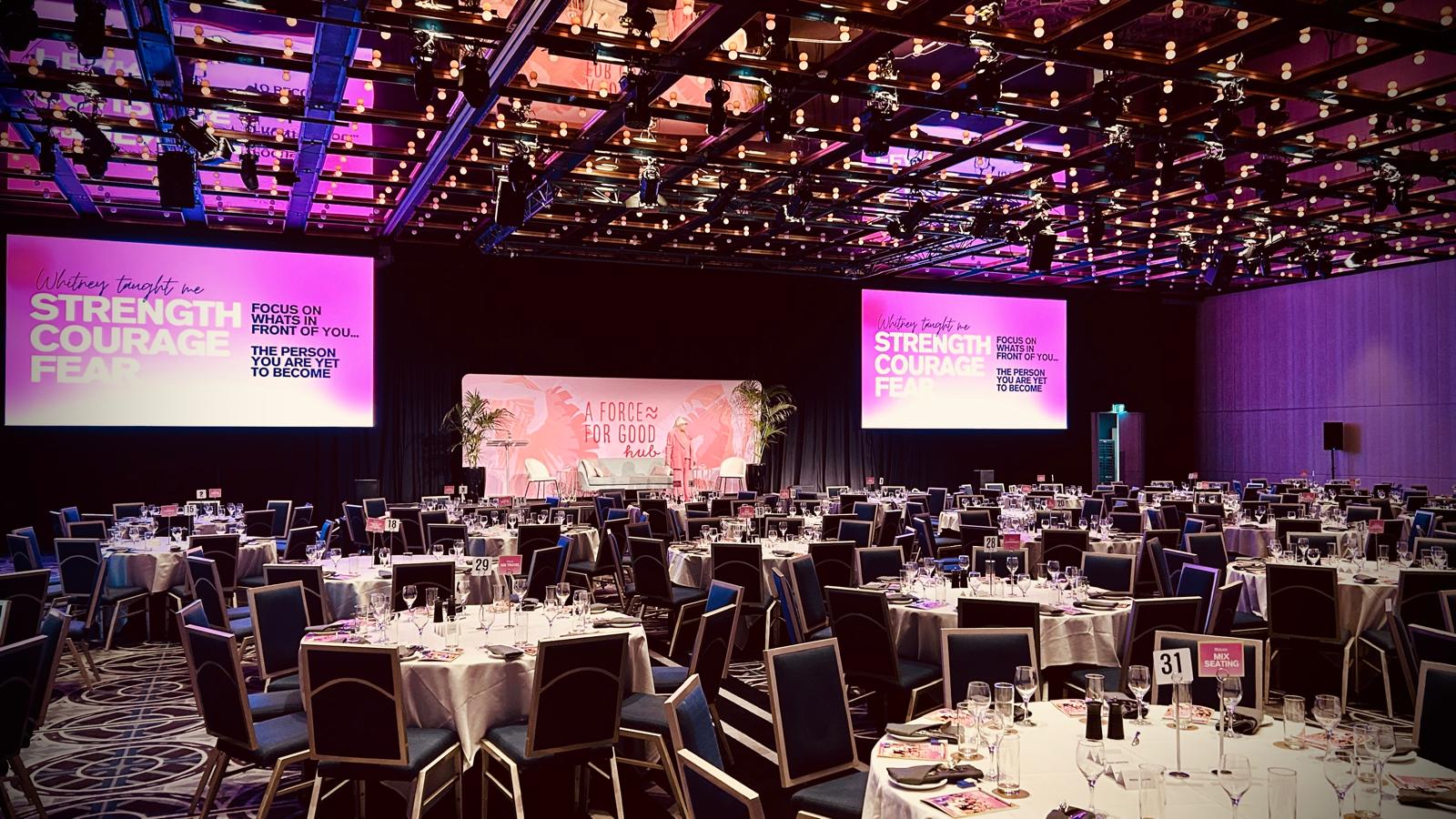 Corporate gala — full AV production