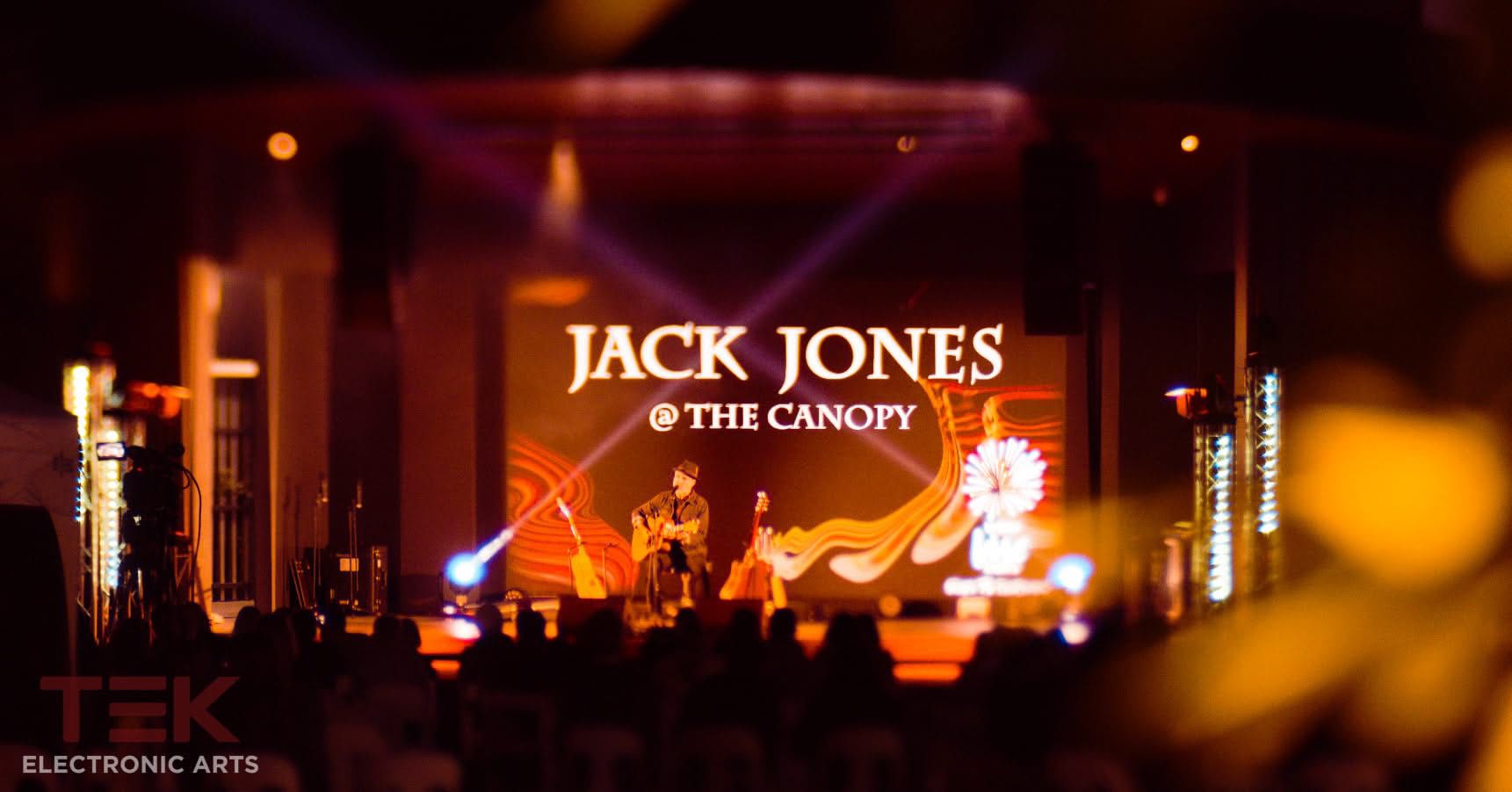 Jack Jones @ The Canopy — wide stage